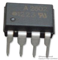 BROADCOM HCPL-2602-000E Optocoupler, Digital Output, 1 Channel, 3.75 kV, 10 Mbaud, DIP, 8 Pins