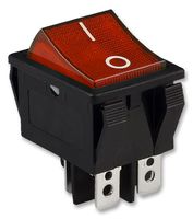 E-SWITCH R5BBLKREDFF2