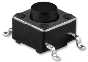 E-SWITCH TL3301CF160QG Interruptor Táctil, SPST-NA-DM, TL3301 Series, Accionamiento superior, Surface Mount, Botón Redondo