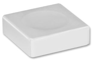E-SWITCH 4JWHT Switch Cap, P197, P227 Series Power Pushbutton Switches, White, 4J Series