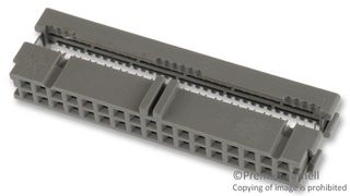 3M 3414-7600 IDC Connector, IDC Receptacle, Female, 2.54 mm, 2 Row, 34 Contacts, Cable Mount