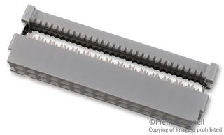 3M 3419-6000 IDC Connector, IDC Receptacle, Female, 2.54 mm, 2 Row, 30 Contacts, Cable Mount