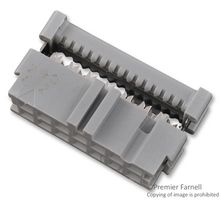3M 3385-7600 IDC Connector, IDC Receptacle, Female, 2.54 mm, 2 Row, 14 Contacts, Cable Mount