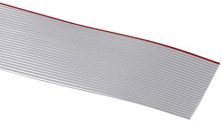 3M 3365/24 Ribbon Cable, Round Conductor Flat, Unshielded, 24 Conductor, 28 AWG, 100 ft, 30.48 m