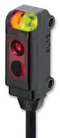 OMRON INDUSTRIAL AUTOMATION E3T-SL12M-2M Sensor Fotoeléctrico, Serie E3T, Convergente, 15 mm, NPN, Activo con Oscuridad, 12 Vcd a 24 Vcd