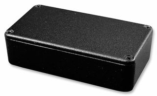 HAMMOND 1590BBSBK Metal Enclosure, Shielded, Diecast, IP54, Small, Diecast Aluminum, 42.09 mm, 94 mm, 119.5 mm, IP54