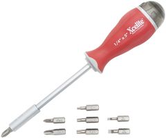 WELLER XCELITE XPMB8 Screwdriver Set, Hex, Slotted, Phillips, Torx, 8 Pieces