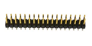 AMPHENOL COMMUNICATIONS SOLUTIONS 20021111-00040T4LF Cabezal de Pin, Tarjeta-a-Tarjeta, 1.27 mm, 2 Líneas, 40 Contactos, Agujero Pasante