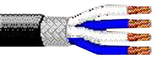 BELDEN 1192A B591000 Cable Multiconductor, Cuádruple tipo Estrella, Blindado, 4 Hilos, 24 AWG, 1000 ft, 304.8 m