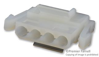 AMP - TE CONNECTIVITY 1-480425-0 Connector Housing, Panel Mount, Commercial MATE-N-LOK Series, Plug, 4 Positions, 5.08 mm