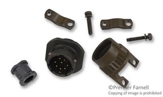 AMPHENOL INDUSTRIAL PT01A12-8P-SR Circular Connector, PT Series, MIL-DTL-26482 Series I, Cable Mount Receptacle, 8 Contacts