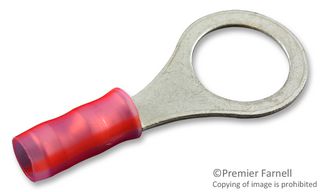 TE CONNECTIVITY - AMP 328975 Ring Tongue Terminal, M12, 1/2", 16 AWG, 1.42 mm², PIDG Series, Red