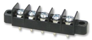 MOLEX 38700-7305 PCB Mount Barrier Terminal Block, 8.25 mm, 1 Row, 5 Positions, 22 AWG, 12 AWG, 20 A
