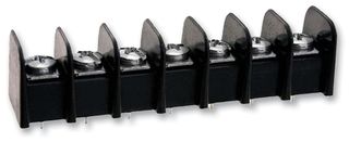 MOLEX 38720-6307 PCB Mount Barrier Terminal Block, 9.53 mm, 1 Row, 7 Positions, 22 AWG, 14 AWG, 15 A