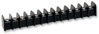 MOLEX 38720-6313 PCB Mount Barrier Terminal Block, 9.53 mm, 1 Row, 13 Positions, 22 AWG, 14 AWG, 15 A