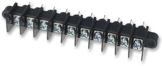 MOLEX 38730-3110 Bloque de Terminales de Montaje en Panel, 1 Hilera, 10 Posiciones, 24 AWG, 10 AWG, 11.11 mm, 30 A