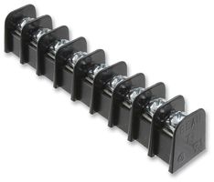 MOLEX 38730-6309 PCB Mount Barrier Terminal Block, 11.13 mm, 1 Row, 9 Positions, 24 AWG, 10 AWG, 30 A