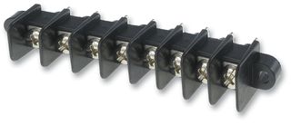 MOLEX 38731-6608 PCB Mount Barrier Terminal Block, 11.13 mm, 1 Row, 8 Positions, 24 AWG, 10 AWG, 30 A