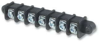 MOLEX 38740-6107 Bloque de Terminales de Montaje en Panel, 1 Hilera, 7 Posiciones, 24 AWG, 10 AWG, 11.11 mm, 30 A