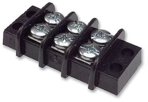 MOLEX 38770-0303 Bloque de Terminales de Montaje en Panel, 2 Hileras, 3 Posiciones, 24 AWG, 12 AWG, 9.53 mm, 20 A