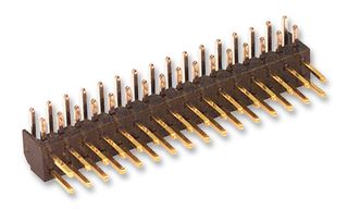 MOLEX 87760-3216 Pin Header, Board-to-Board, 2 mm, 2 Rows, 32 Contacts, Through Hole Right Angle