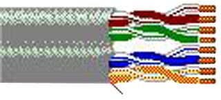 BELDEN 1872A F6HA1000 Networking Cable, MediaTwist, Unshielded, Cat6, 23 AWG, 0.2 mm², 1000 ft, 304.8 m