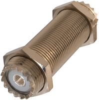 AIM CAMBRIDGE - CINCH CONNECTIVITY CPAD207 RF / Coaxial Adapter, UHF, Jack, UHF, Jack, Straight Bulkhead Adapter