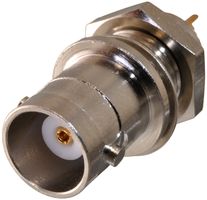 AIM CAMBRIDGE - CINCH CONNECTIVITY CP1094AST RF / Coaxial Connector, BNC Coaxial, Straight Bulkhead Jack, Solder, 50 ohm, Beryllium Copper