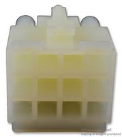MOLEX 19-09-1129 Carcasa de Conector, UL 94V-2, Serie Standard 0.093", Receptáculo eléctrico, 12 Posiciones, 6.7 mm