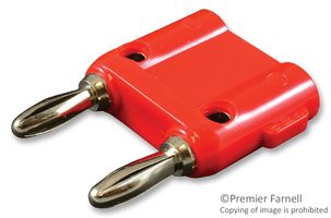 MUELLER ELECTRIC BU-PMDP-S-2 Conector Banana para Pruebas, Macho, Montaje de cable, 15 A, 5 kV