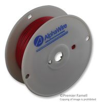 ALPHA WIRE 3251 RD001 Wire, Hook Up, UL1061, PVC, Red, 22 AWG, 7 x 30AWG, 1000 ft
