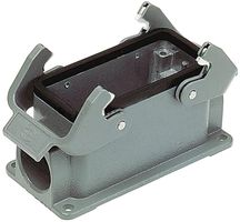 HARTING 09300160231 Heavy Duty Connector, Single Side Entry PG29, High profile, Base, Bulkhead Mount, Aluminum Body