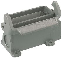 HARTING 09200160252 Heavy Duty Connector, Single Side Entry PG21, Base, Panel Mount, Aluminum Body, 1 Lever, 16A