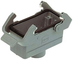 HARTING 09300160731 Heavy Duty Connector, Coupler, PG29 Top Entry, High Profile, Hood, Top Entry, Aluminum Body