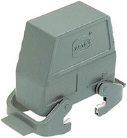 HARTING 09300240531 Conector Uso Rudo, Entrada Lateral PG29, Alto Perfil, Capucha, Entrada Lateral, Cuerpo de Aluminio
