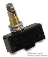 OMRON INDUSTRIAL AUTOMATION A-20GQ21-B Microswitch, Standard, Cross Roller Plunger, SPDT, Screw, 20 A, 250 V