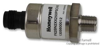 HONEYWELL PX2BN2XX250PSCHX Transmisor de presión, Uso Rudo, Manómetro Sellado, NPT, 0 psi, 250 psi, 1/8"-27