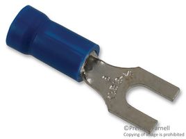 ABB - THOMAS & BETTS 14RB-6F Fork / Spade Tongue Terminal, Sta-Kon RB Series, 18 AWG, 14 AWG, M3.5, #6