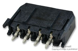 MOLEX 43650-0416 Cabezal de Pin, Potencia, 3 mm, 1 Líneas, 4 Contactos, Recto Agujero Pasante