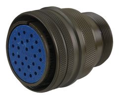 AMPHENOL INDUSTRIAL 97-3106A-28-12S Circular Connector, 97 Series, MIL-DTL-5015 Series, Straight Plug, 26 Contacts, Solder Socket