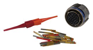 AMPHENOL AEROSPACE D38999/26FD18SN Conector Circular, MIL-DTL-38999 serie III, Serie MIL-DTL-38999 III, Macho Reca, 18 Contactos