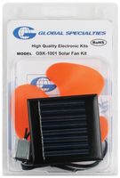 GLOBAL SPECIALTIES GSK-1001 Kit de Desarrollo Educativo, Kit de Ventilador Solar, Motor CD