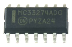 ONSEMI MC33274ADR2G Amplificador Operacional, Cuádruple, 4 Canales, 24 MHz, 10 V/µs, 3V to 36V, ± 1.5V to ± 18V, SOIC