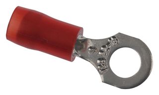 PANDUIT PN18-8R-C Terminal de Anillo, M4, #8, 18 AWG, 1 mm², Serie PN, Rojo