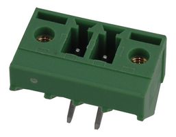 AMPHENOL ANYTEK 20020131-D021A01LF Terminal Block, Pluggable, Header, 3.81 mm, 2 Positions, 8 A, 300 V, Through Hole 45°