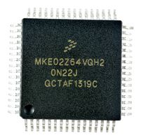 NXP MKE02Z64VQH2 ARM MCU, Kinetis E Series, Kinetis E Family KE0x Series Microcontrollers, ARM Cortex-M0+, 32 bit