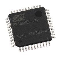 MICROCHIP AT89C51RE2-RLTUM MCU de 8 Bits, Serie 8051 Family AT89C51 Microcontrollers, 8051, 60 MHz, 128 KB, 44 Pines, VQFP