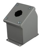 NVENT HOFFMAN E1PBA Control Station Enclosure, 30.5mm, Steel, 1 Holes, 30.5 mm, Gray, 122.9 mm, 83 mm
