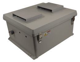 L-COM NB181608-1HF Plastic Enclosure, Weatherproof, NEMA 3R, 3RX, IP24, Mounting Plate, Multipurpose, Polyester (PET)