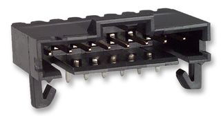 TE CONNECTIVITY - AMP 5-103904-7 Cabezal de Pin, Cable-a-Tarjeta, 2.54 mm, 1 Líneas, 8 Contactos, THT (Through Hole) Ángulo Recto